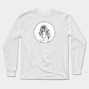 Abstract Mecha Long Sleeve T-Shirt